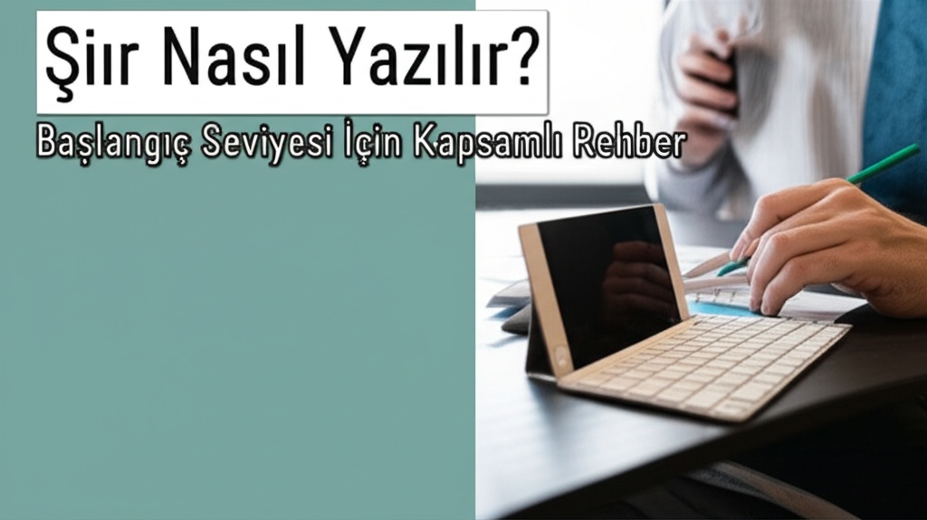 Şiir Nasıl Yazılır? Başlangıç Seviyesi İçin Kapsamlı Rehber