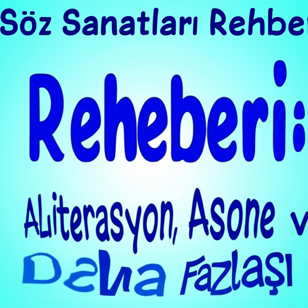 Söz Sanatları Rehberi: Aliterasyon, Asone ve Daha Fazlası