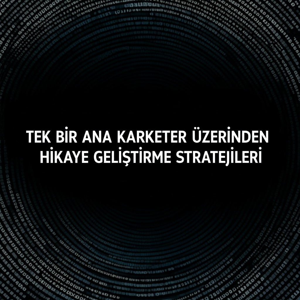 Tek Bir Ana Karakter Üzerinden Hikaye Geliştirme Stratejileri